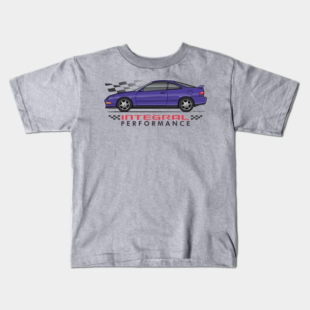 Blue Performance Kids T-Shirt by JRCustoms44